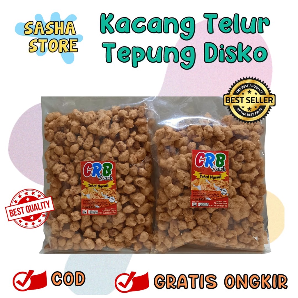 

Kacang Telur Tepung Disko