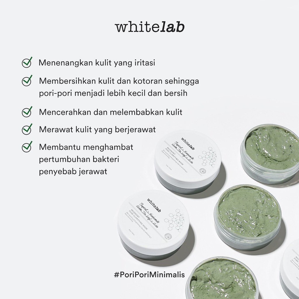 Whitelab Mugwort Pore Clarifying Mask 60g