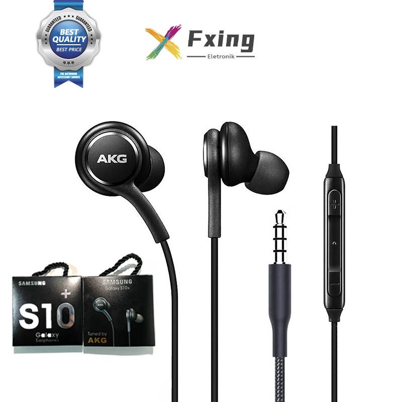 【HF031】NEW VERSION HEADSET SAMSUNG AKG S8 S9 ORIGINAL 100%- WIRED EARPHONE HEADSET HANDSFREE IN EAR HD AUDIO SUPER BASS STEREO