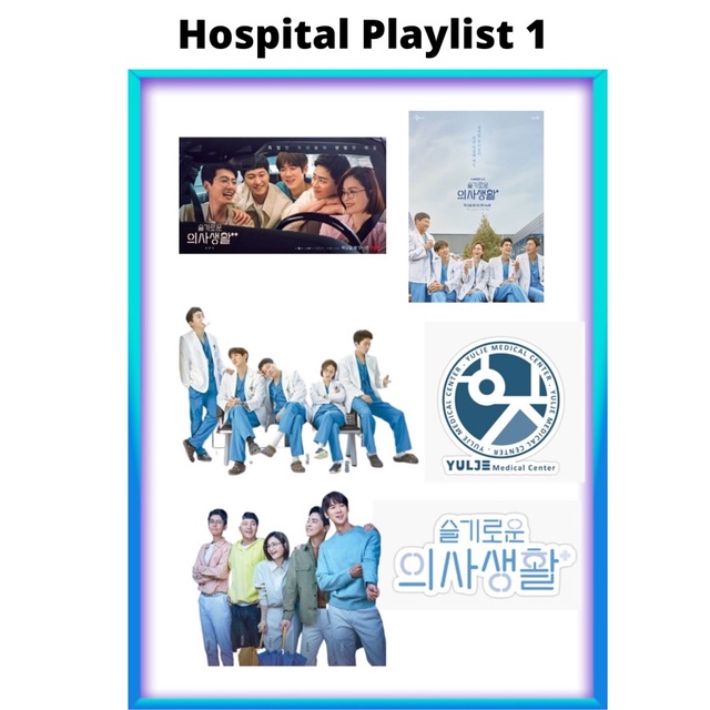 Sticker Set Drakor Hospital Playlist (NEW DESIGN) Sticker hp sticker tumblr laptop murah