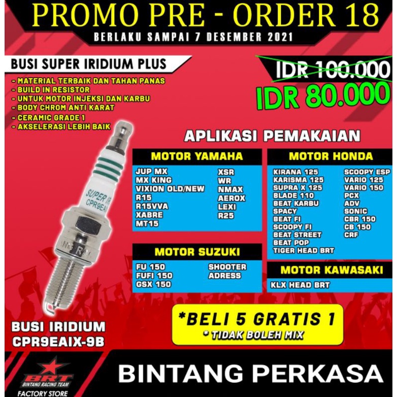 BUSI BRT IRIDIUM BUSI BRT IRIDIUM ORIGINAL