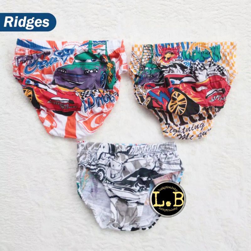 3pc_cd anak boy ridges super Hero/celana dalam ridges/ CD ridges anak cowo