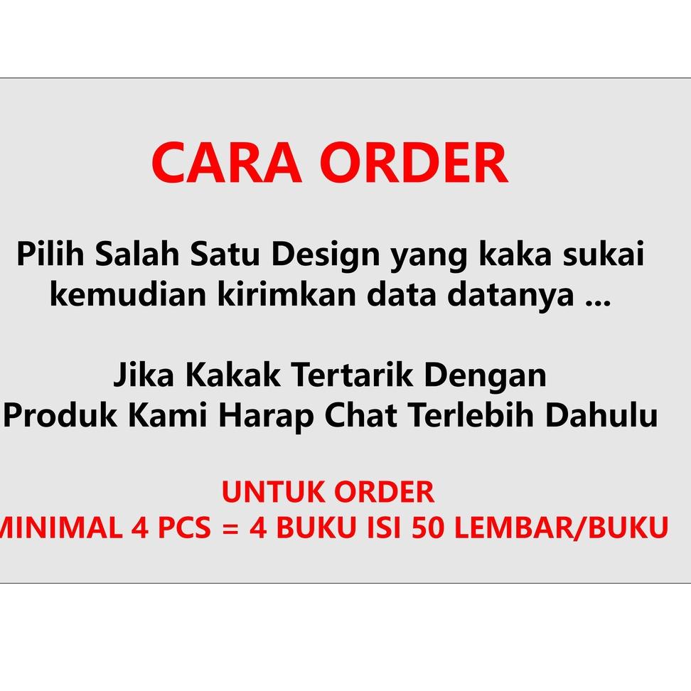 

(U1U6) BUKU NOTA TOKO MAS 2 PLY GRATIS DESIGN //Trend@update