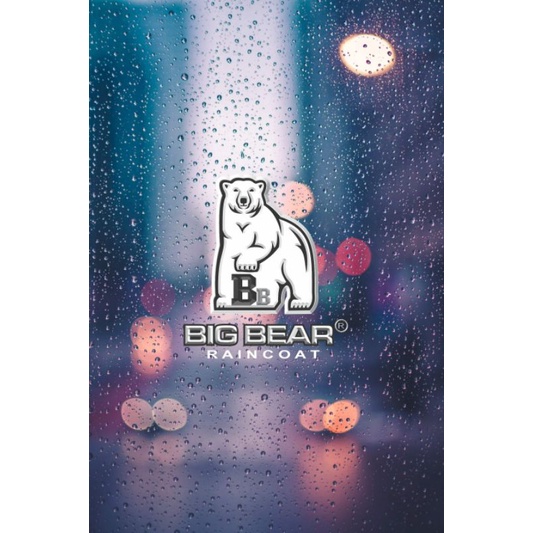 Jas Hujan BIG BEAR : Kelelawar Lengan ( Poncho Lengan Dewasa )