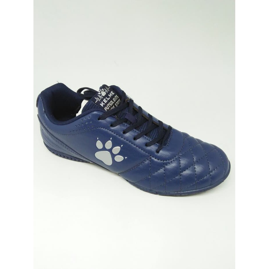 Sepatu futsal Kelme original Power Grip navy/silver new 2018 hyogha store