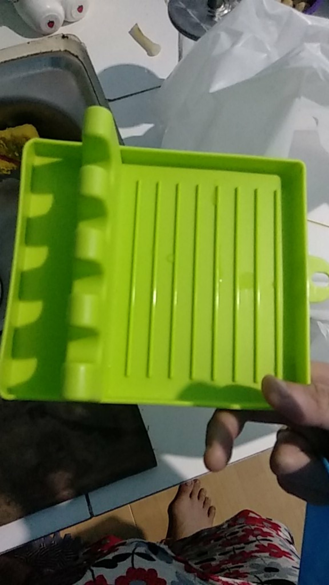 Tatakan Sendok Spatula | Rak Spatula Sutil Tempat Tutup Panci