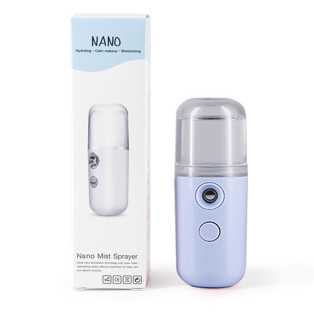 Nano Spray Portable / Mist Sprayer Perawatan Wajah Pelembab Wajah Mini USB - Homeliving789