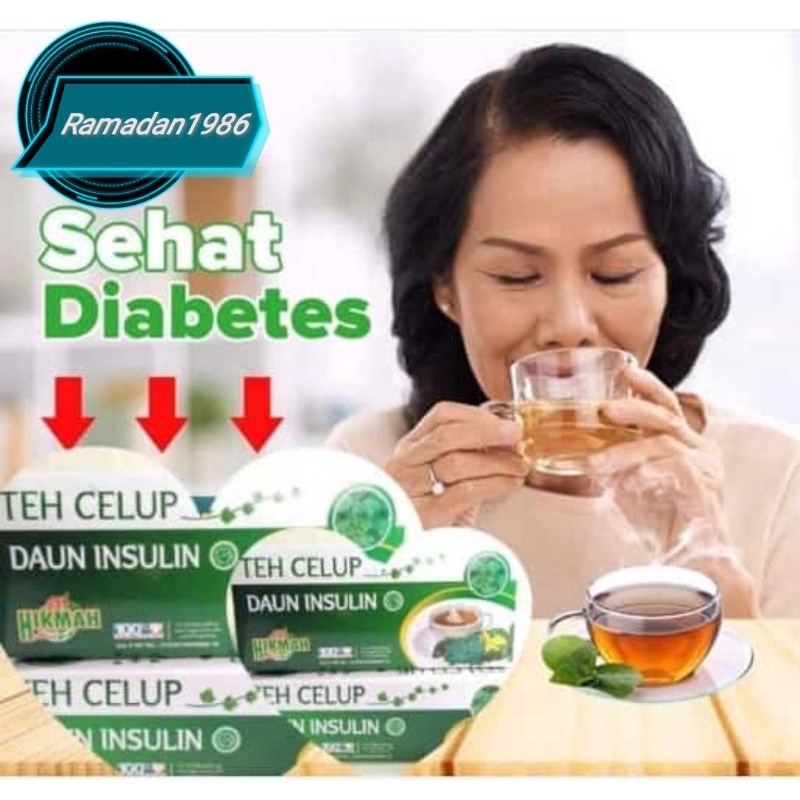 

promo teh insulin teh celup obat diabetes alami / gula darah