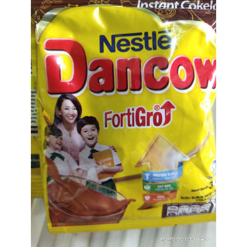 SUSU DANCOW SAC  COKLAT DAN PUTIH, 10 BKS