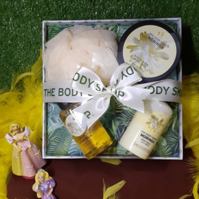 seserahan nikah the body shop moringa / moringa the body shop