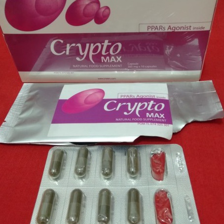 CRYPTO MAX ISI 10 KAPSUL MENINGKATKAN KEMAMPUAN OTAK DAN SISTEM KEKEBALAN TUBUH CRYPTOMAX