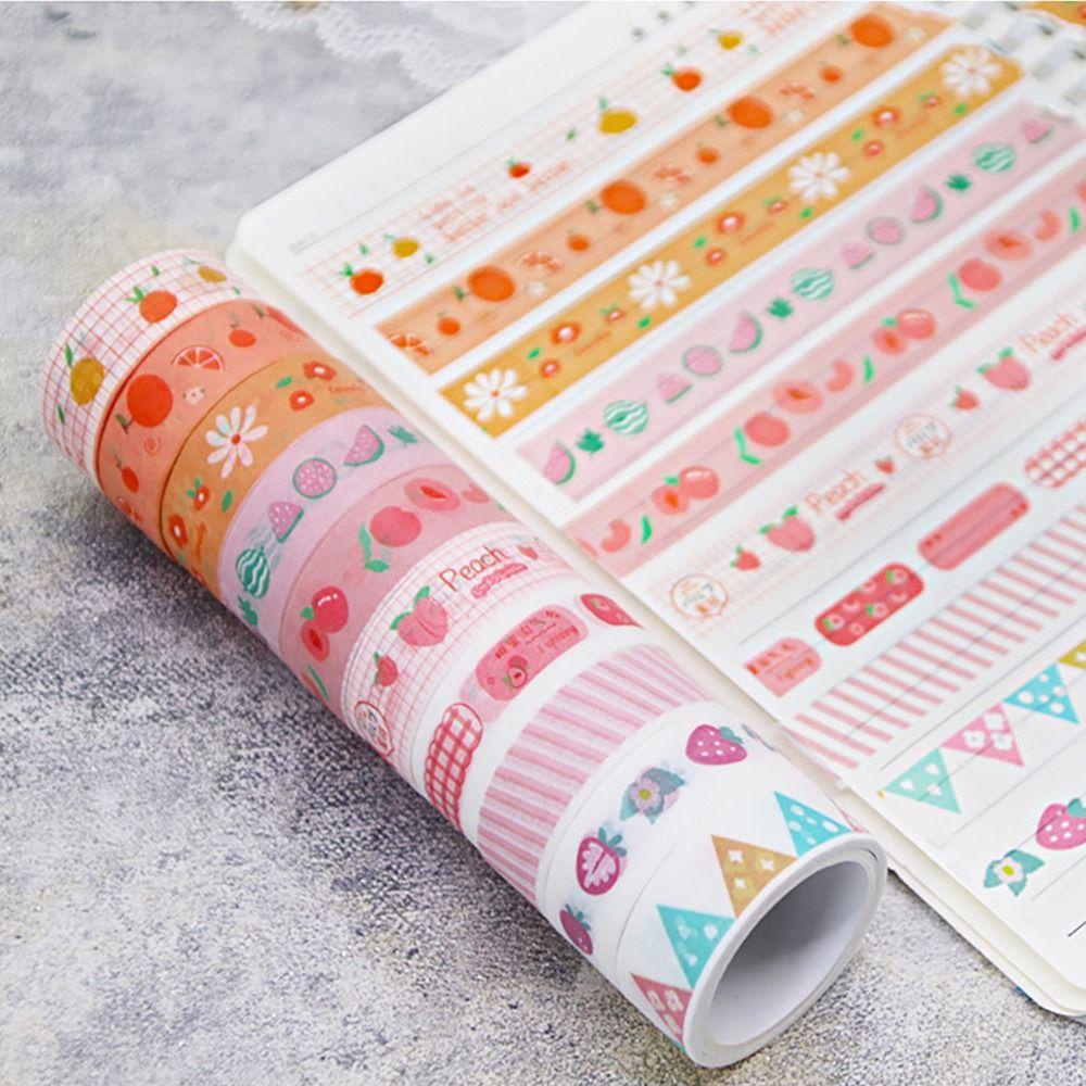 Preva 60Rolls/Set Washi Tape Lucu Segar Kualitas Tinggi Scrapbooking Kecil Segar Kreatif Alat Tulis INS DIY Bahan