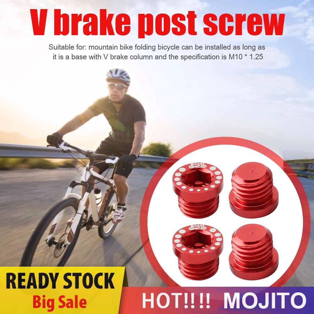 Muqzi 4pcs Baut M10 V Untuk Memperbaiki Stem Rem Sepeda Lipat