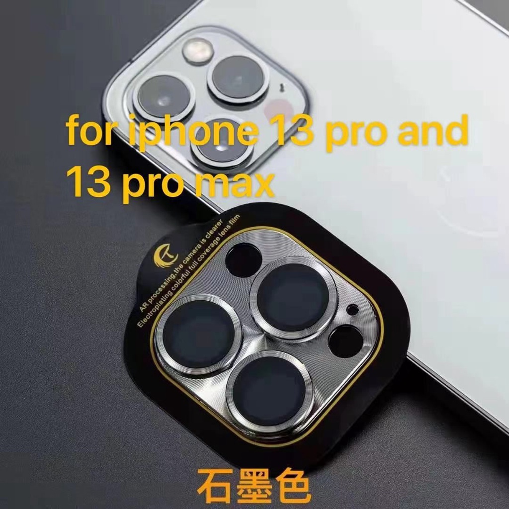 IPHONE 13 PROMAX IPHONE 13 PRO PELINDUNG KAMERA BELAKANG RING METAL ALLOY FULL COVER CAMERA TEMPRED PROTECTOR CAMERA LENS GUARD KAMERA IPHONE 13 PRO MAX