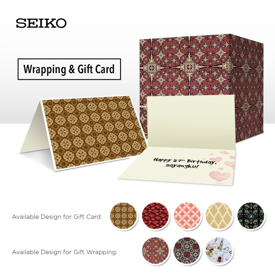 

Paket Kartu Ucapan + Kertas Kado (Wajib dengan jam tangan)