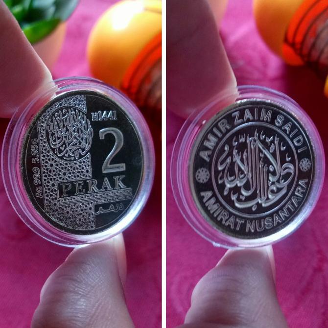 Koin Silver 2 Dirham Wakala Nusantara Bukan Perak Imn Nadir