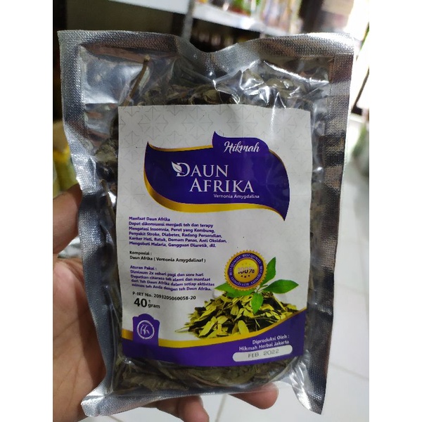 

Teh Seduh Daun Afrika 40 gram Hikmah