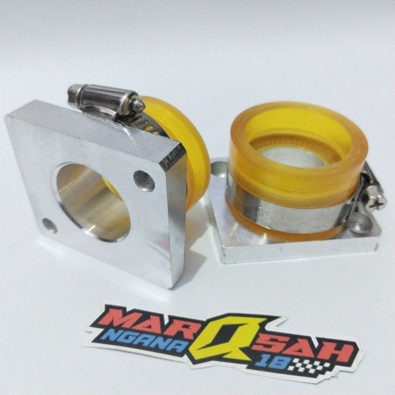 MANIFOLD MANIPOL TEFLON INTAKE FU PE34 SET KLEM MARQSAH RACING