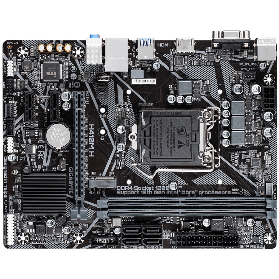 MOTHERBOARD GIGABYTE H410M-H INTEL SOKET LGA 1200