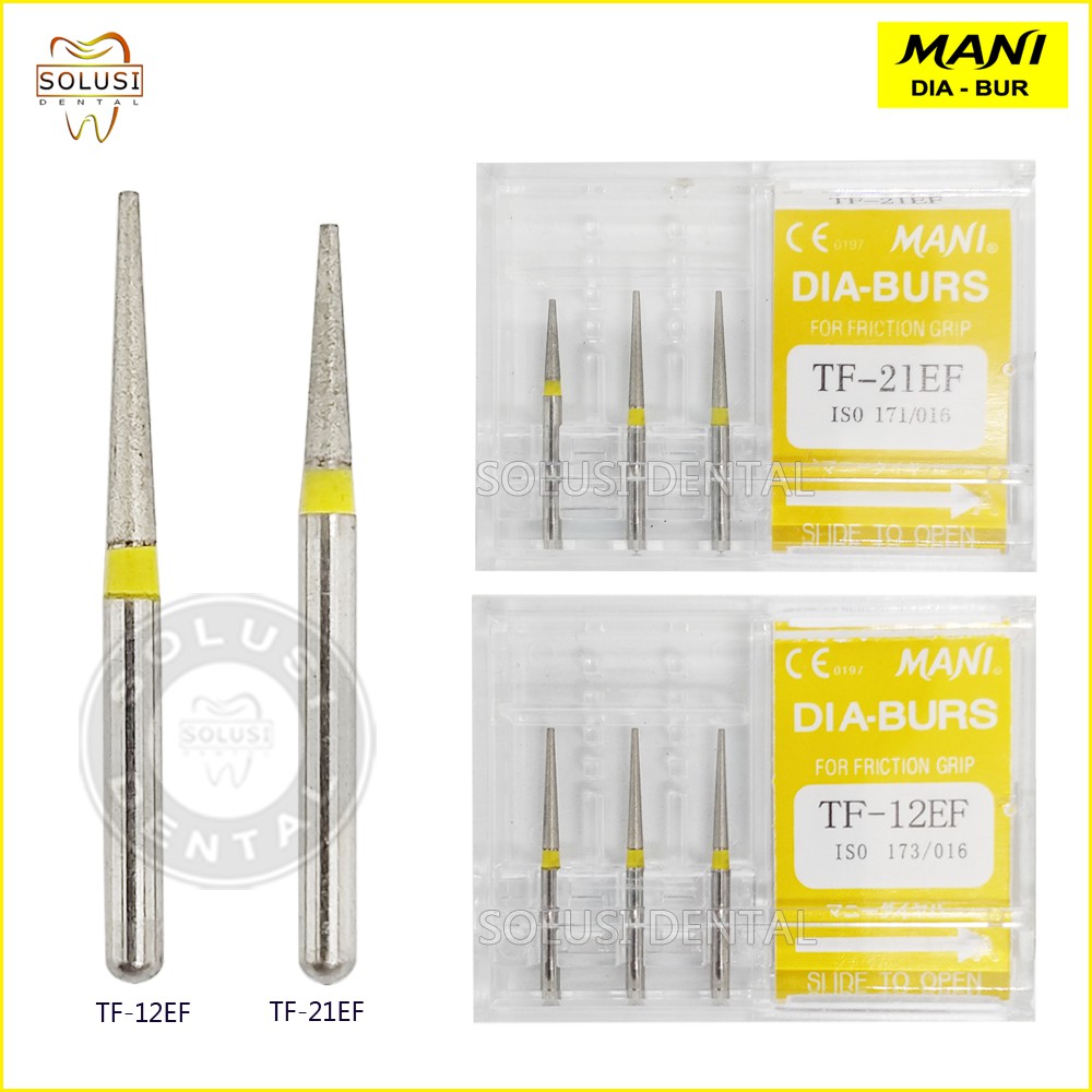 Jual DENTAL MANI DIAMOND BUR EXTRA FINE TF Shopee Indonesia