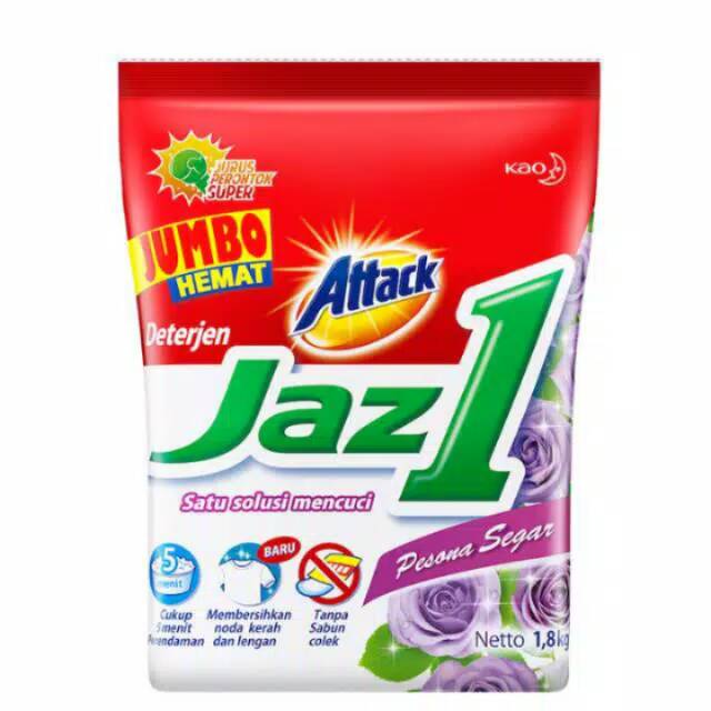Attack jazz 1 sabun cuci pakaian 1700 gr