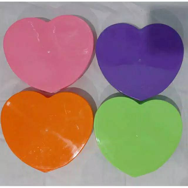 Toples Makanan LOVE / Kotak Makan Plastik / Lunch Box / Ompreng Plastik