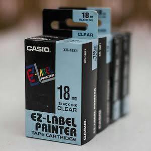 

EZ LABEL TAPE PRINTER CASIO 18 MM