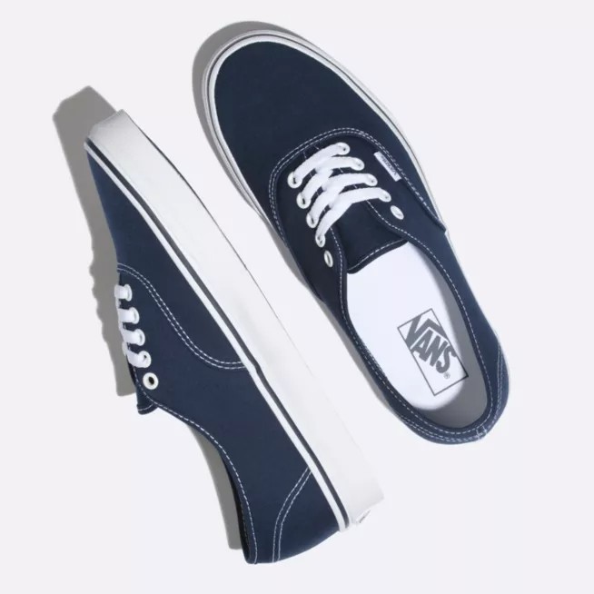 Sepatu Vans Sneakers Era Authentic Pria Wanita Navy