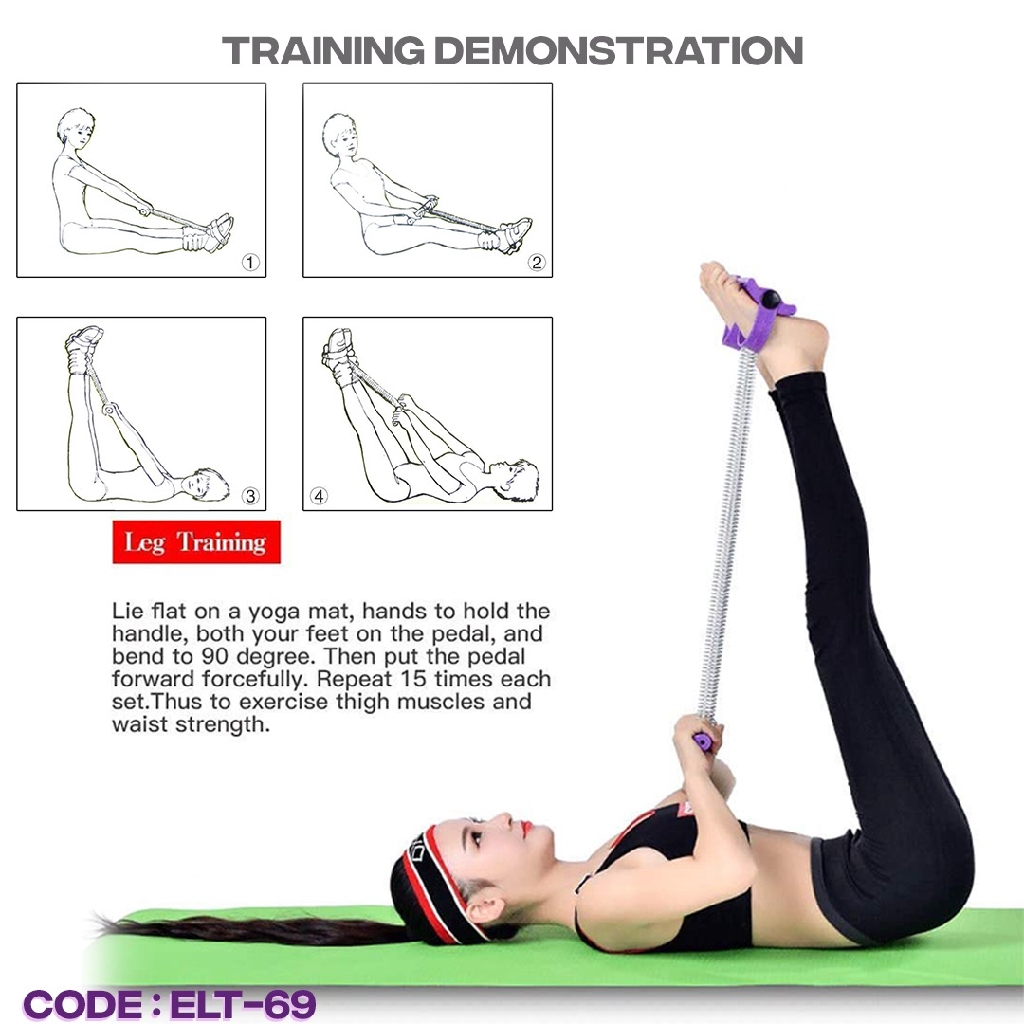 TUMMY TRIMMER Alat Olahraga Fitness Pembakar Lemak Sit Up Sehat Gym Pengencang Perut Tumy Trimer