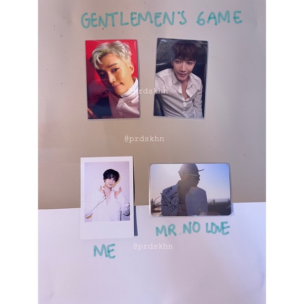 2PM PHOTOCARD / GG / Solo