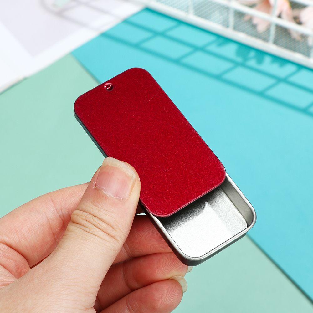 Solighter Kotak Besi Mini Metal Wadah Perhiasan Pernikahan Rumah Organizer Kaleng Kosong Pill Cases