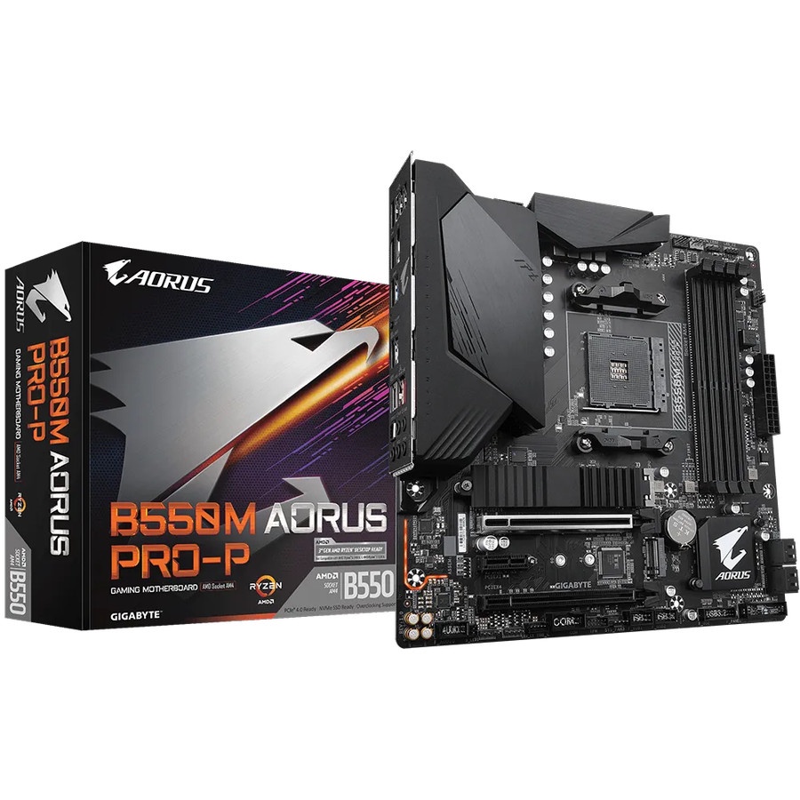 GIGABYTE B550M AORUS PRO-P - AMD B550M Gaming Motherboard