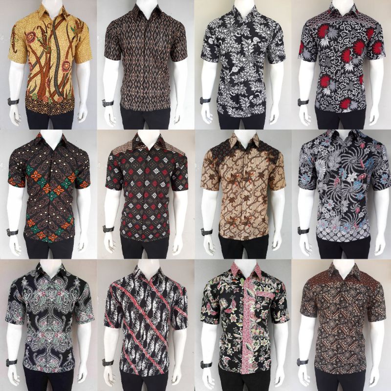 KEMEJA BATIK PRIA LENGAN PANJANG SIZE S M L XL XXL Bswart HRB026 Batikshogan