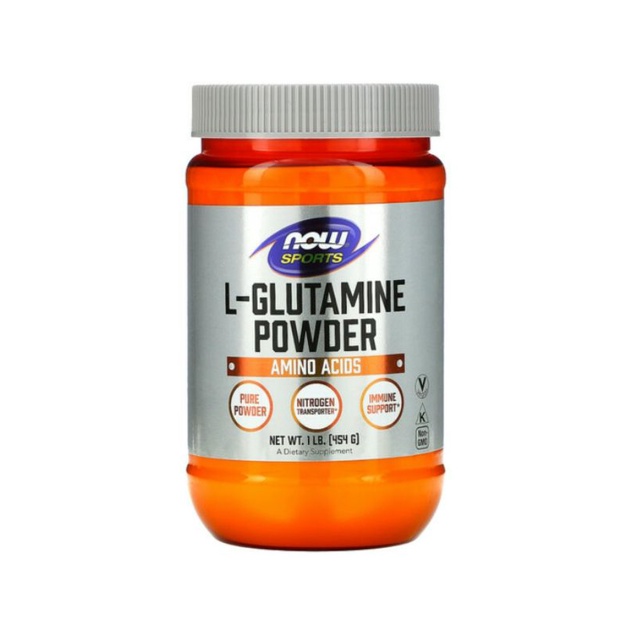 Now Sports L Glutamine 5000 mg Powder 1 lbs (454 g) Fitness Muscle Mass & Recovery , Masalah Pencern