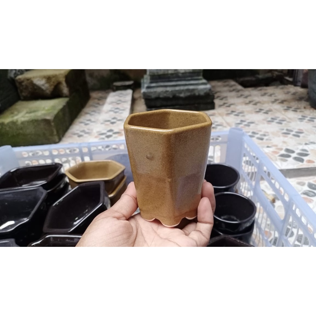 Bonsai Pot Keramik  S