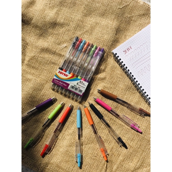 Joyko Ball Pen Warna Warni / Pulpen Joyko Warna Warni / Pulpen Warna Warni