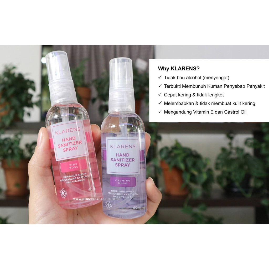 KLARENS HAND SANITIZER SPRAY 60 ML