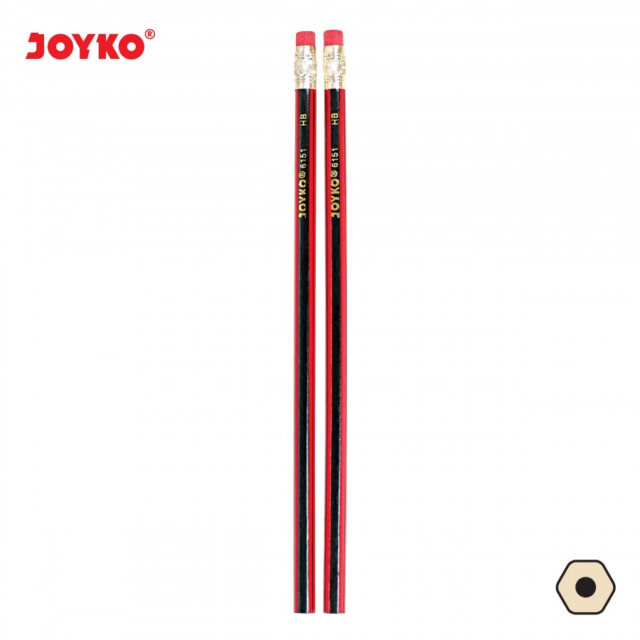 Pencil / Pensil Joyko 6151 / HB / 1 BOX 12 PCS