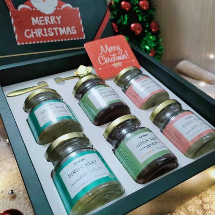 

READY COD Hampers Realfood Natal - Kado Merry Christmas 6 botol Realfood NTL06 HEMAT