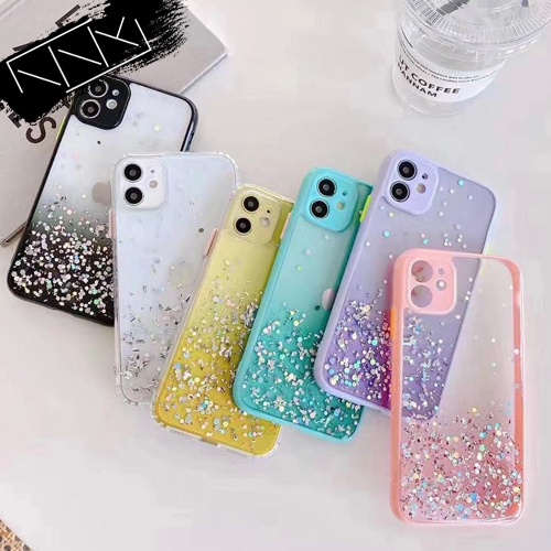 Softcase Casing Case Fuze Candy Motif Star Glitter Bling Bling Samsung M02S M11 M12 VN465