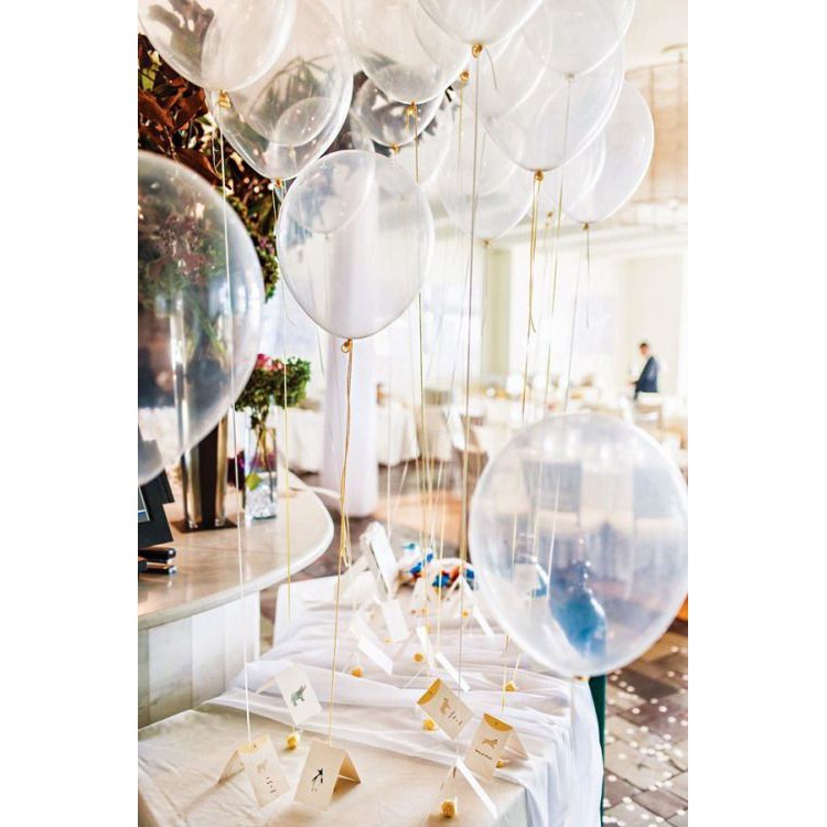 Balon Bening Transparan Clear Balloon Pesta Party Happy Birthday Ulang Tahun Mainan Toys Anak Kids Hias Hiasan Dekor Dekorasi Decoration Peralatan Perlengkapan Warna Warni Color Colorful Ecer Satuan Craft Crafting Wisuda Graduation Grosir Prakarya Malang