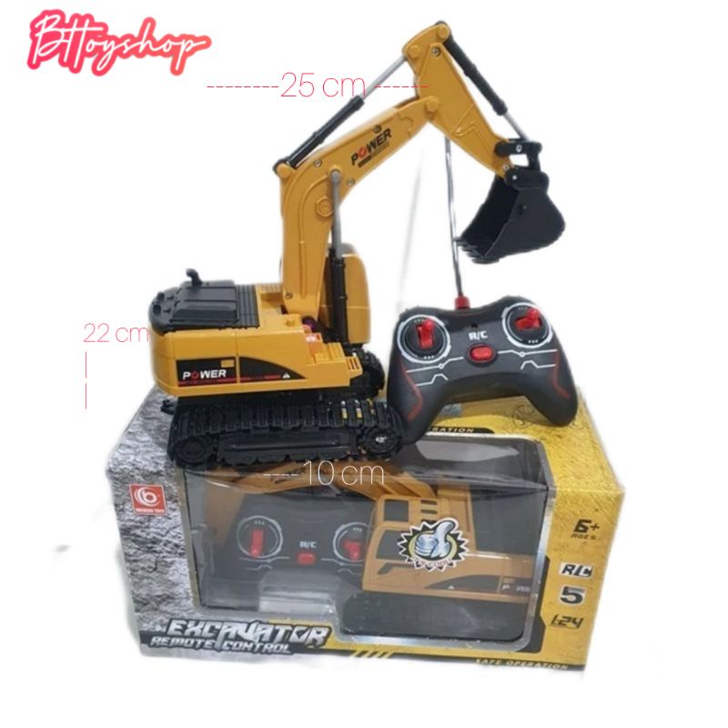 Mainan Beko excavator mini RC rechargeable