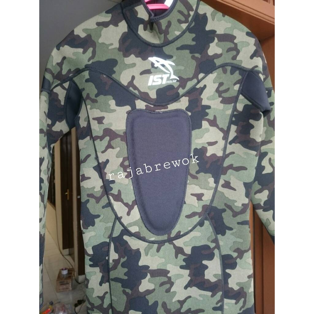 WETSUIT IST CAMO GREEN TP228