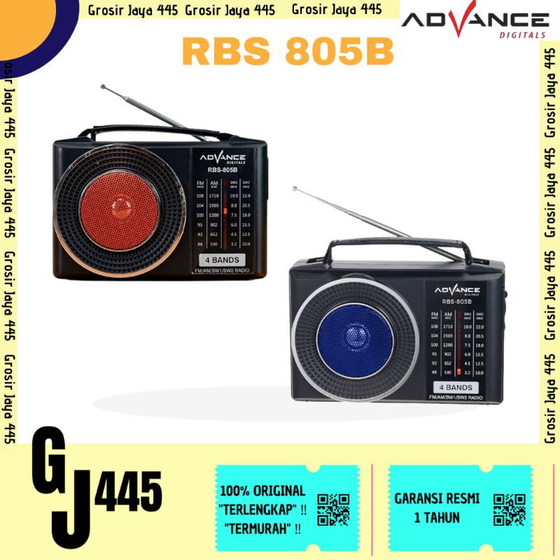 Advance Radio Multi-fungsi, Radio FM Full-band, Advance Radio RBS-805B / RBS805B