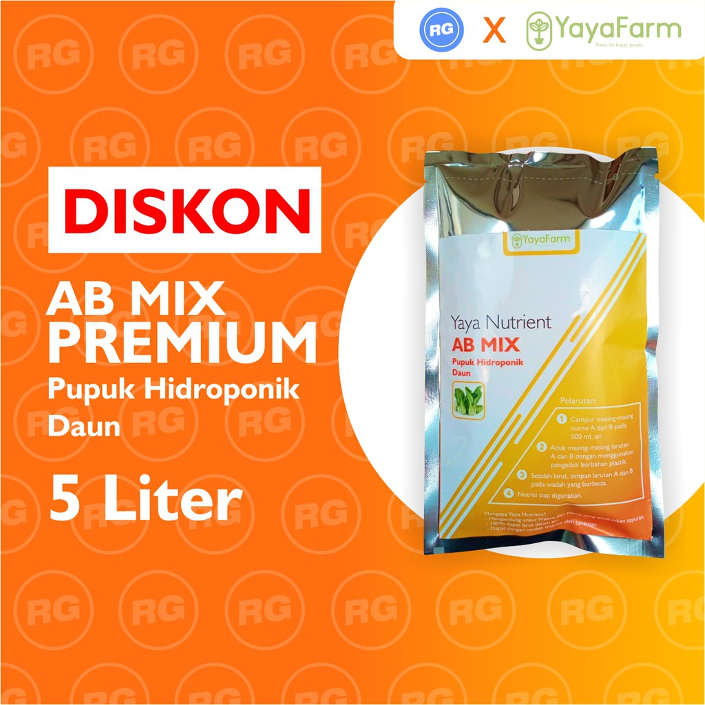 Jual Larutan Pekatan Pupuk Nutrisi ABMix AB Mix Hidroponik Premium ...