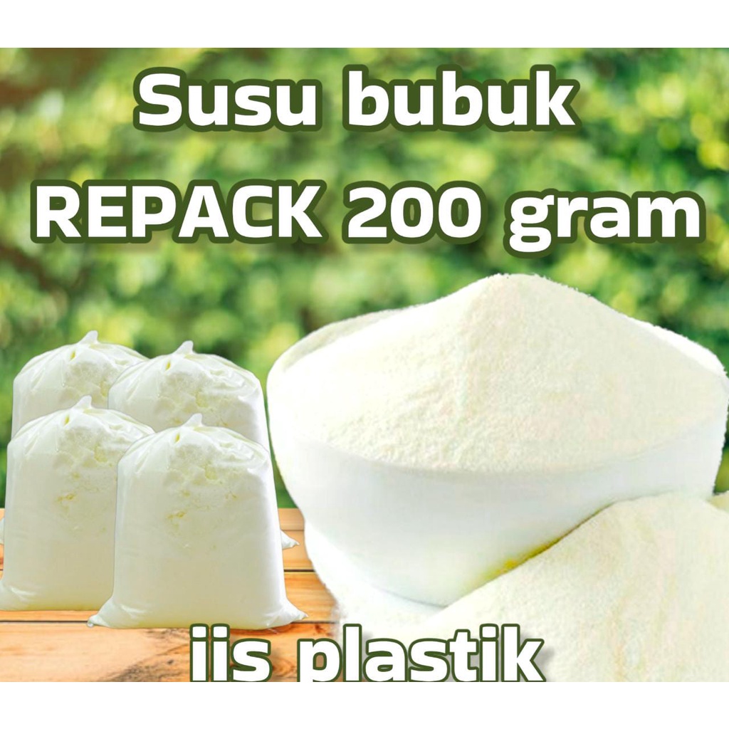 Susu bubuk kue kiloan repack 200gr 500gr