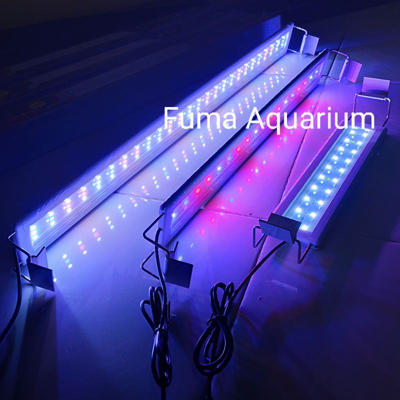 Lampu aquarium 85cm AQUAMAN WP-PA-800-3X Mode Ganti warna 21Watt Lampu Led Gantung Aquarium Aquascape