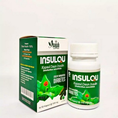 Kapsul INSULQU (Insulin) Inayah 50kapsul / Mengatasi Diabetes