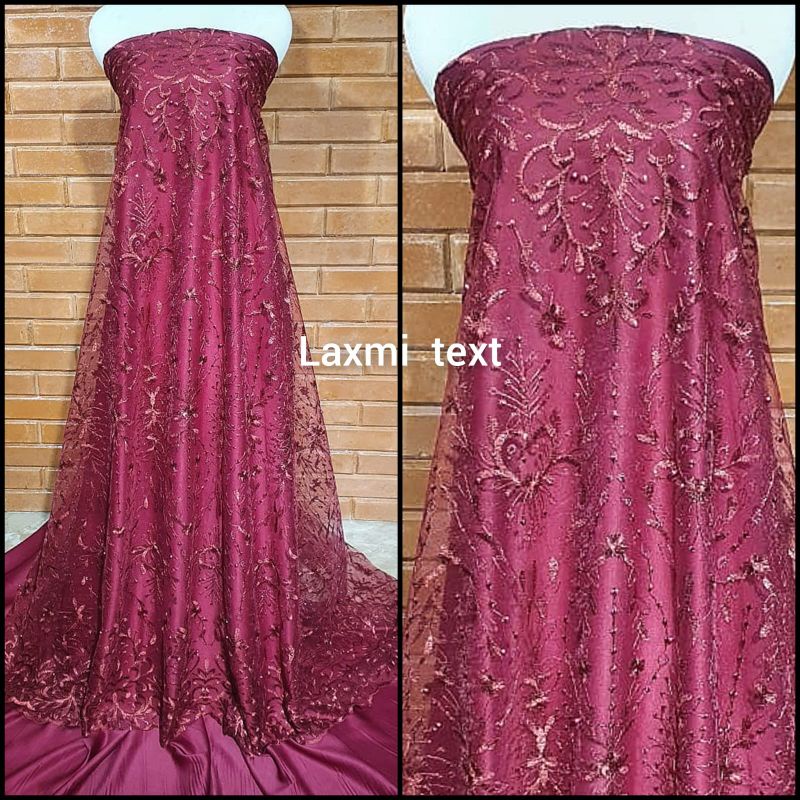 Kain tile akar mutiara  / bahan tile mutiara/ cocok untuk dress gaun seragaman dll TERMURAH