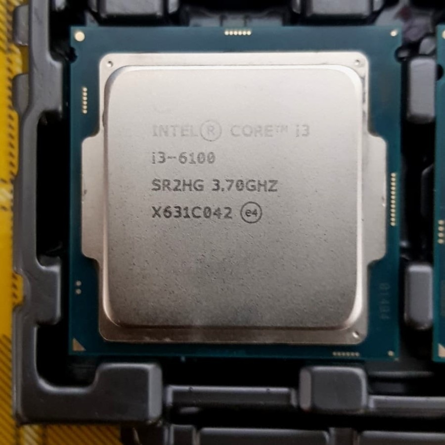 Processor Intel Core i3 6100 Tray + Fan LGA1151 Skylake / Socket 1151